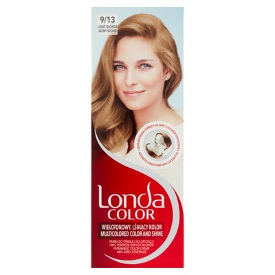 Farba do włosów Londa Color Cream 9/13 JASNY BLOND lśniący kolor