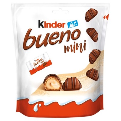 Ferrero Kinder Bueno Mini 108g paczka coś słodkiego na przekąskę na prezent