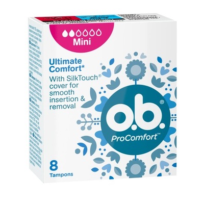 O.B. ProComfort Mini tampony higieniczne 8 sztuk