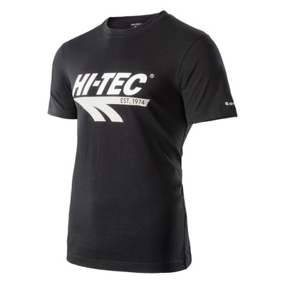 Męska Koszulka T-shirt Hi-Tec RETRO r. XL czarna