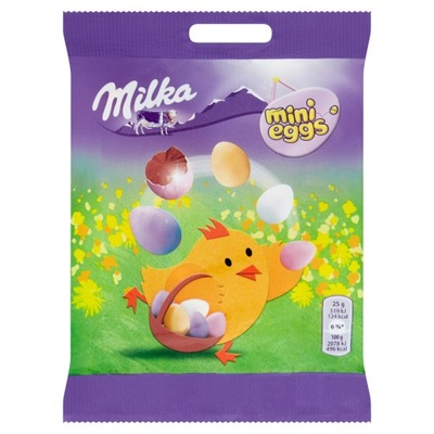 Milka Mini Eggs Draże z czekolady mlecznej 100 g