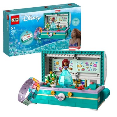 LEGO 43229 Disney Skrzynia skarbami Arielki 370el.