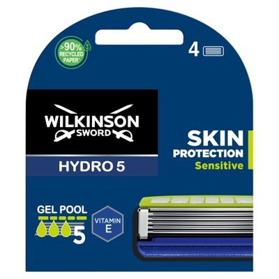 WILKINSON Hydro 5 Skin Protection Sensitive ostrza do golenia 4szt BLISTRY