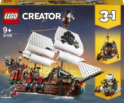 Lego Creator Statek piracki 3w1 31109