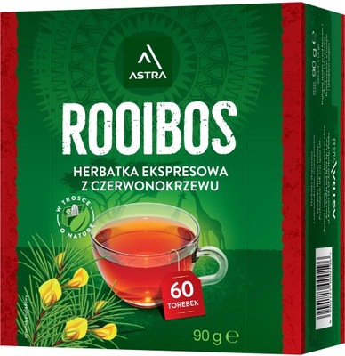 HERBATA ROOIBOS EKSPRESOWA 60 TOREBEK ASTRA 90G