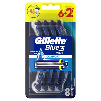 GILLETTE Blue 3 maszynka do golenia 8szt