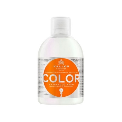 Kallos Color Shampoo szampon do włosów oleju ziarna lnu farbowanych 1000ml