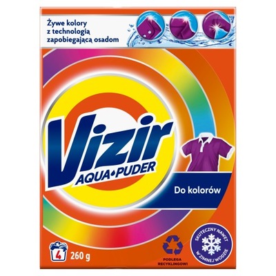 Proszek do prania kolor VIZIR Aqua Puder 260 g