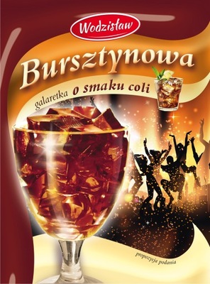 Galaretka cola Wodzisław 75 g bursztynowa