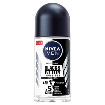 NIVEA MEN Antyperspirant Black & White roll-on 50ml