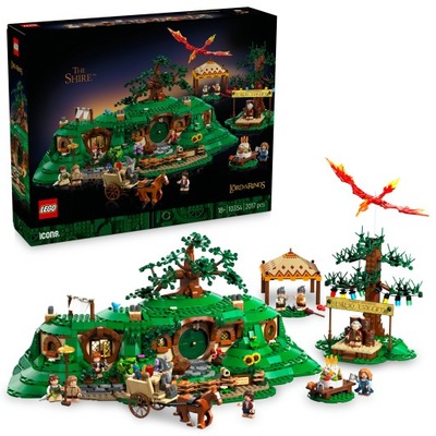 LEGO Icons 10354 Pán prstenů: Kraj sběratelská sada Hobit Shire