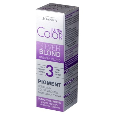 Joanna ULTRA Color Pigment tonujący srebrny blond 100ml