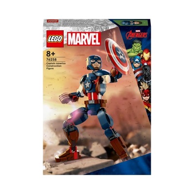 LEGO Super Heroes 76258 Figurka do zbudowania: Kapitan Ameryka