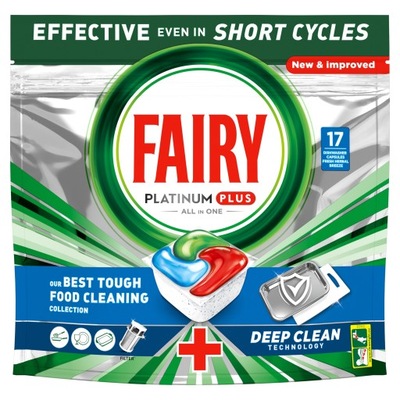 Fairy Platinum Plus kapsułki do zmywarki 17szt