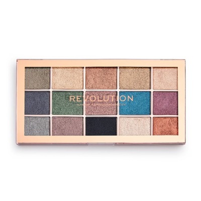 Paleta cieni Makeup Revolution Prasowane metaliczne