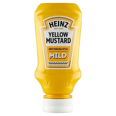 Heinz 220ml Yellow Mustard MILD łagodna musztarda 240g