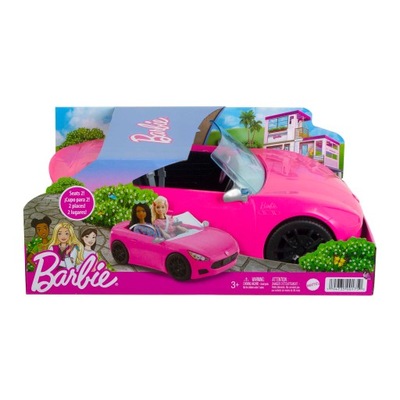 Samochód dla lalek Barbie Convertible HBT92 kabriolet 2-osobowy