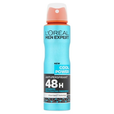 L'Oreal Paris Men Expert antyperspirant w sprayu Cool Power 48H 150 ml