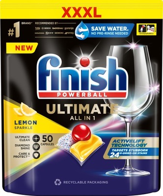 FINISH Tabletki do zmywarki Ultimate All-in-1 50 l