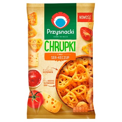 CHRUPKI PRZYSNACKI SER-KETCHUP 120 g INTERSNACK