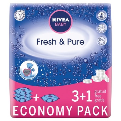 NIVEA CHUST.FRESH &PUR 4X63SZT