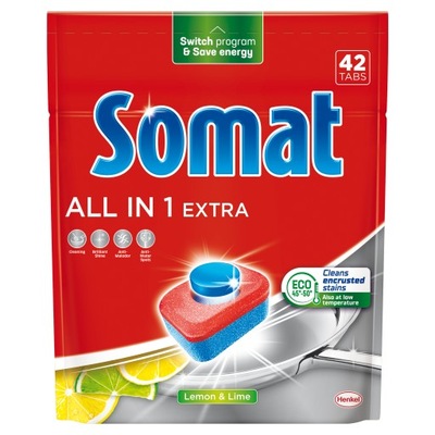 Somat All in 1 Extra tabletki do zmywarki 42szt