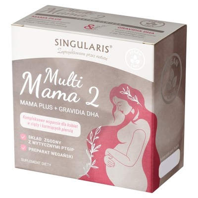 Singularis Multi Mama 2 Suplement diety 2 x 30 sztuk dla kobiet w ciąży