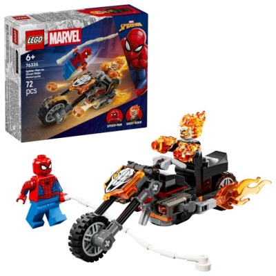 LEGO Marvel 76335 Spider-Man vs. Ghost Rider na motorce