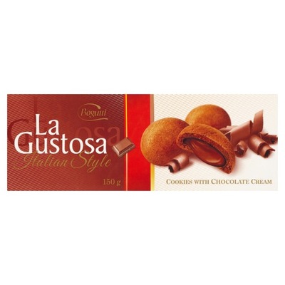Ciastka z kremem czekoladowym Bogutti La Gustosa 150 g