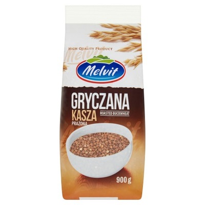 KASZA GRYCZANA PRAŻONA 900g MELVIT