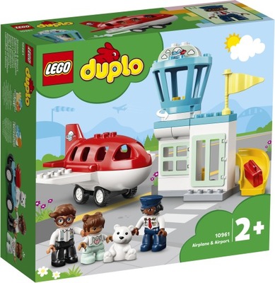 Klocki LEGO 10961 DUPLO SAMOLOT I LOTNISKO