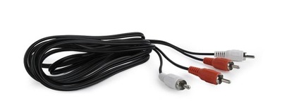 GEMBIRD KABEL CINCH AUDIO 2RCA/2RCA 3M, BLISTER