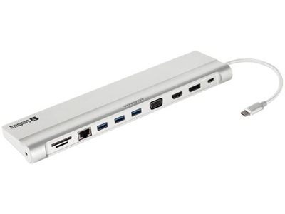 Sandberg USB-C All-in-1 Docking Station, Stacja dokująca, HUB, Przejściówka
