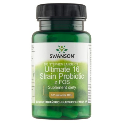Suplement diety Swanson Health Products Ultimate 16 Strain Probiotic 60 kapsułek