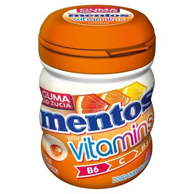 GUMA MENTOS VITAMINS CITRUS 50 g