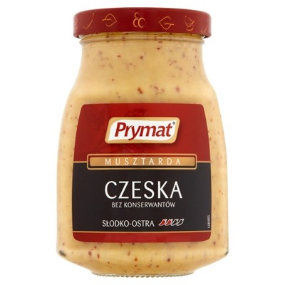 Musztarda Czeska ostro-słodka Prymat 180 g