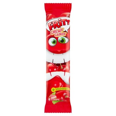 Import z NIEMIEC Fritt Cherry Rozpuszczalna Guma do Żucia 70 g