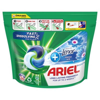 Ariel Pods Kapsułki do prania Touch of Lenor 36 szt.