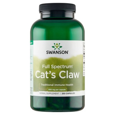 Swanson Cat's Claw Koci Pazur 500 mg 250 kaps.