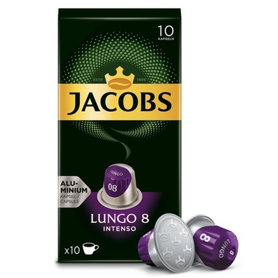 Kapsułki Nespresso Jacobs Lungo 8 Intenso 10 szt