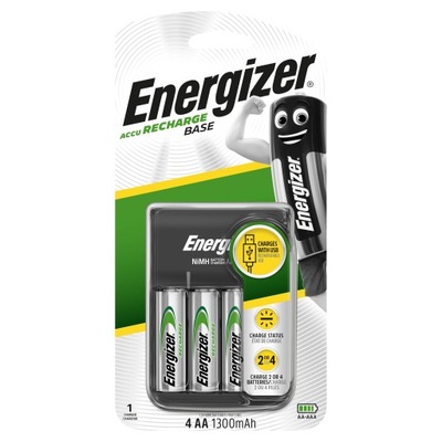 Ładowarka akumulatorów Energizer 4 x AA 4 x AAA + akumulatory 4xAA