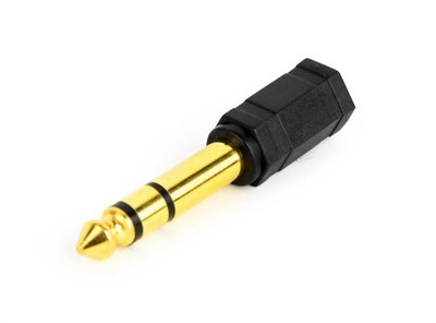 Adapter wtyk stereo Jack (f) 3.5mm Jack (m) 6.35mm