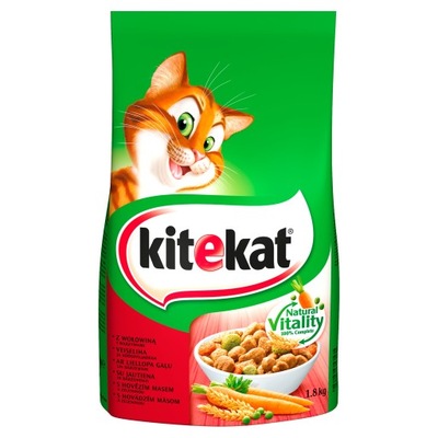 Kitekat Sucha karma dla kota warzywa 1,8 kg