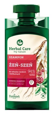 HERBAL CARE SZAMPON ŻEŃ-SZEŃ DO WŁOSÓW CIENKICH 330 ML