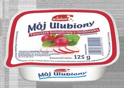 Twarożek Mój Ulubiony z rzodkiewką 125g