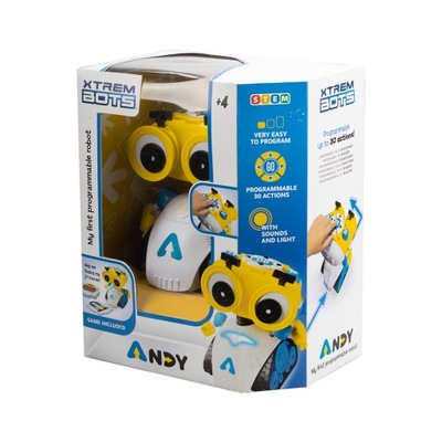 XTREM BOTS INTERAKTYWNY ROBOT ANDY DO PROGRAMOWANIA