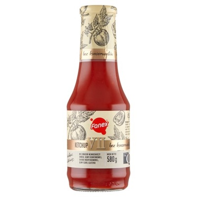 (DS) Ketchup łagodny pomidorowy Fanex 580g