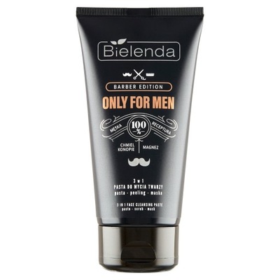 Bielenda Only for Men Barber Edition Pasta do mycia twarzy 3w1 150 g