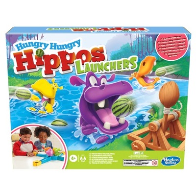 Gra zręcznościowa Hungry Hippos Launchers Hasbro