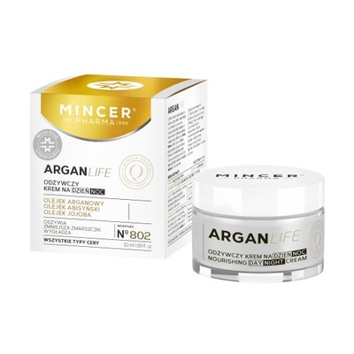 Krem Odżywczy Argan Mincer Pharma dzień/noc 50 ml